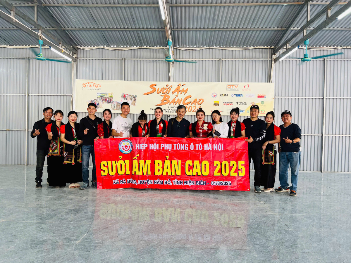 Hiệp hội phụ tùng ô tô Hà nội chung tay cùng sưởi ấm bản cao 2025