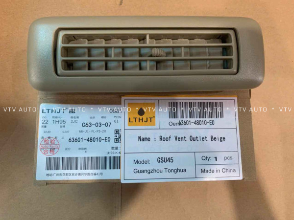 Cửa Gió Điều Hòa Trần Xe Màu Vàng Kem Highlander 07-15
