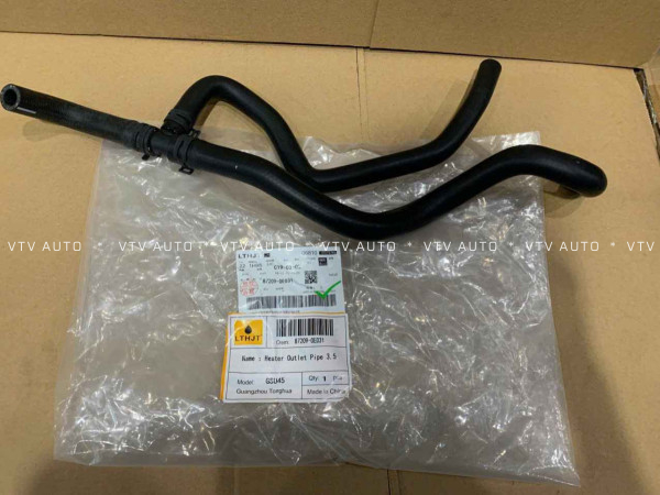 Cút Nước Nóng, Ống Nước Nóng Đường Ra Dàn Sưởi  Highlander 07-15 Máy 2Gr