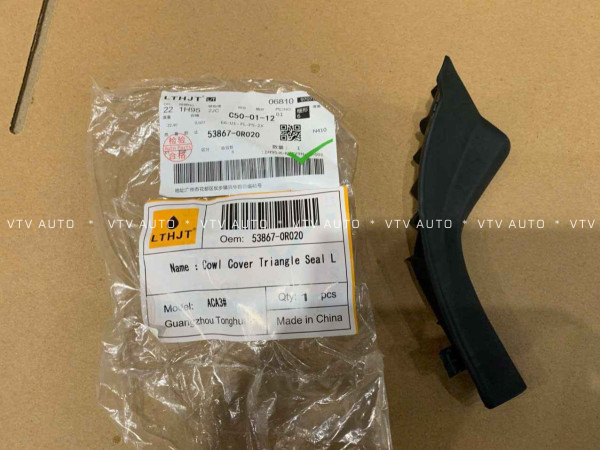 Ốp Nẹp Góc Dưới Chân Kính Chắn Gió Trước Bên Trái Rav4 06-12